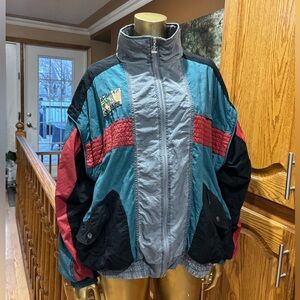 Vintage 80’s, 90’s Colorblock Windbreaker Jacket